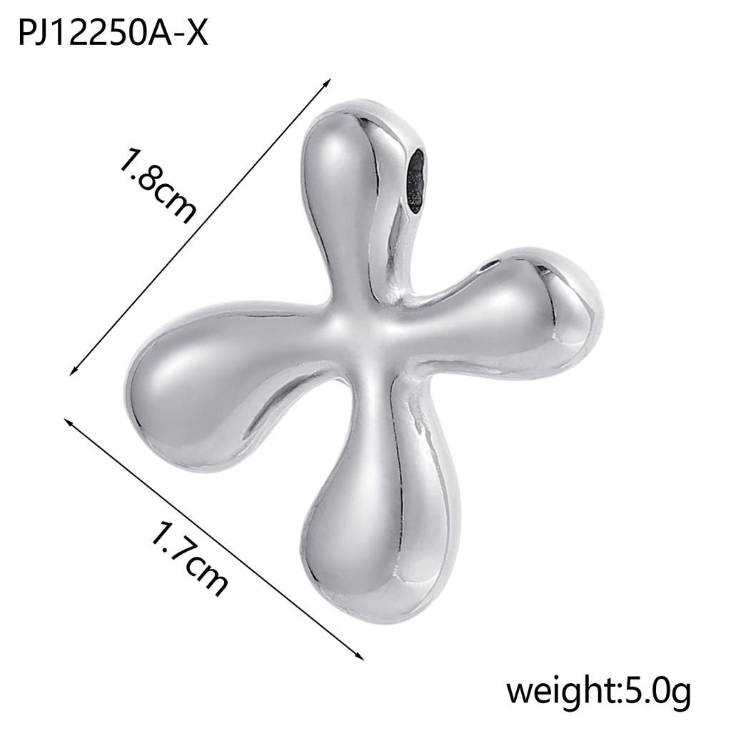 CARLIDANA Hot Sale Stainless Steel Capital Letter Alphabet Irregular Bubble Initial Pendant Charms For DIY Jewelry Necklace