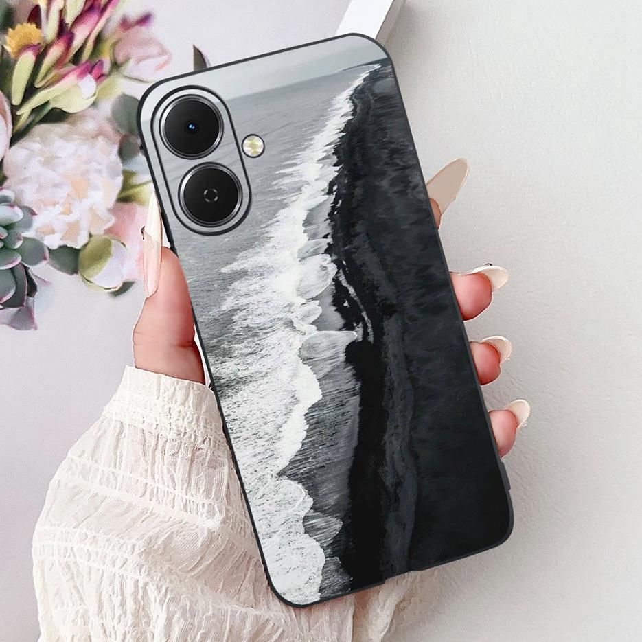For Tecno Spark GO 2 Case LJ7 Popular Painted Cover 6.67'' Soft Silicone Phone Case For Tecno Spark Go2 SparkGo2 Back Cover Bags