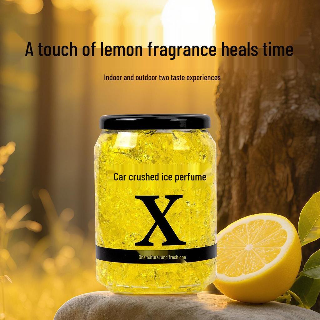 Car Interior Solid Aroma Diffuser: Crushed Ice Scent Air Freshener Deodorizer.
