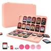 RALAN Game Card Case for Nintendo Holds 24 Game Cards 24 SD Cards 4 Caps Memory Card Portable Compact Soft Case Switch/Switch 2/Lite - + + Joy-Con