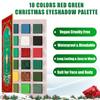 Festive Christmas Makeup Palette with 18 Matte Shades Intense Color Payoff, Waterproof & Long-Lasting Wear For Face and Body Art