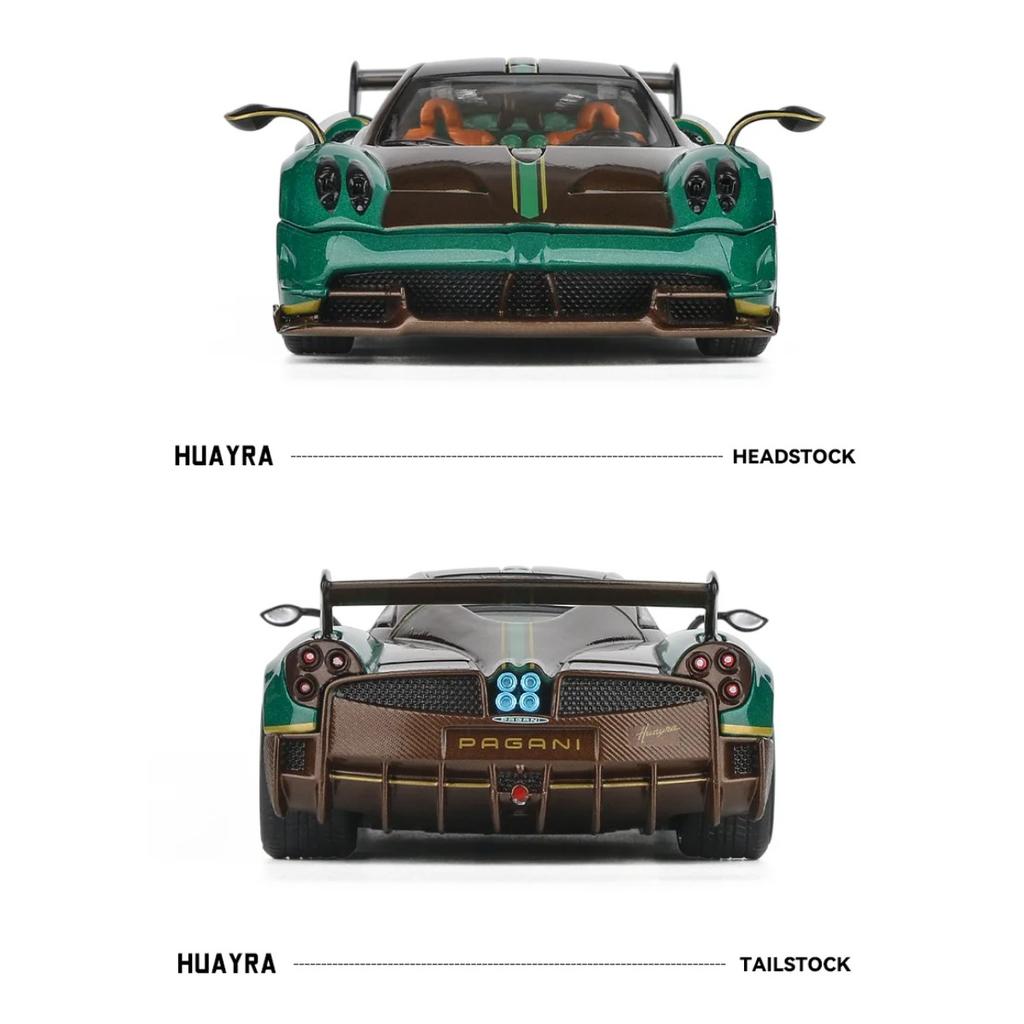 1/32 Pagani Huayra Supercar Diecasts & Toy Vehicles Metal Car Model Shock Absorber Sound Light Collection Car Toys Gift