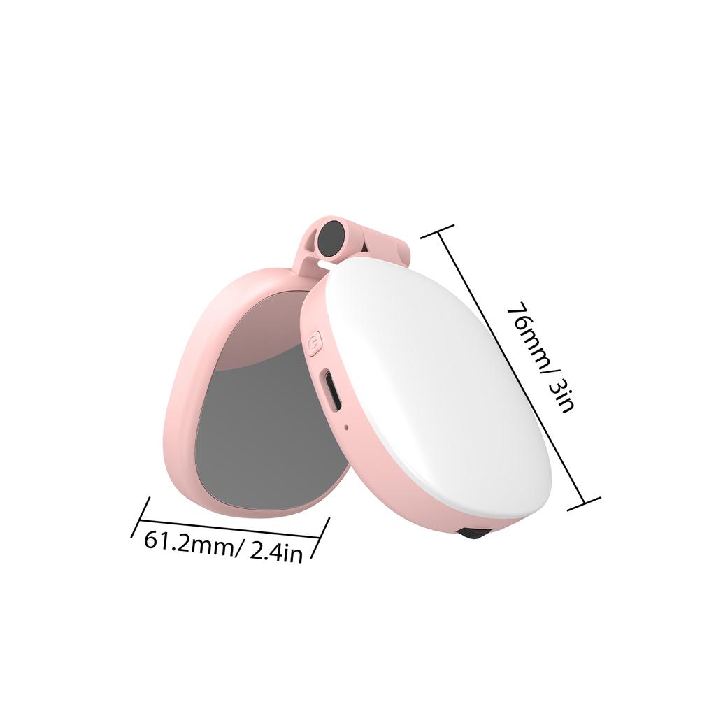 Phone Magnetic Beauty Selfie Light Live Stream Handheld Fill Light with Makeup Mirror Portable Outdoor LED Fill Light
