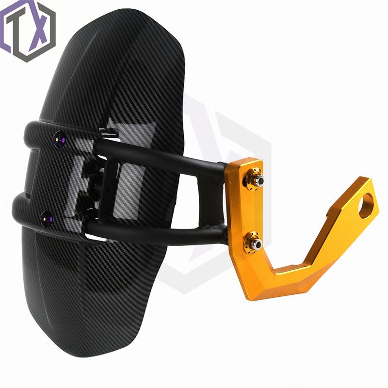 Kymco AK550 Custom CNC Aluminum & Carbon Fiber Rear Wheel Mudguard