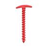 Spiral Tent Ground Nails–Nylon Windproof Outdoor Tent Pegs with Plastic Anchor Ropes, Heavy-Duty Fixing Stakes for Camping, Hiking, and Outdoor Use