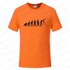 Unisex Astronomy Evolution Science Space Printed T-Shirt Unisex Fashion Casual Short Sleeve O-neck Tshirt Summer Loose Tee Shirts Clothing