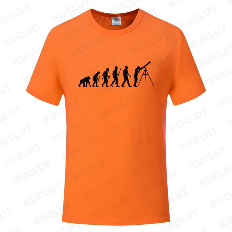 Unisex Astronomy Evolution Science Space Printed T-Shirt Unisex Fashion Casual Short Sleeve O-neck Tshirt Summer Loose Tee Shirts Clothing
