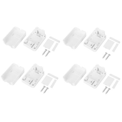 4pcs RJ45 8P8C Single Port Networks Wiring Surface Mounted Desktop Information Box