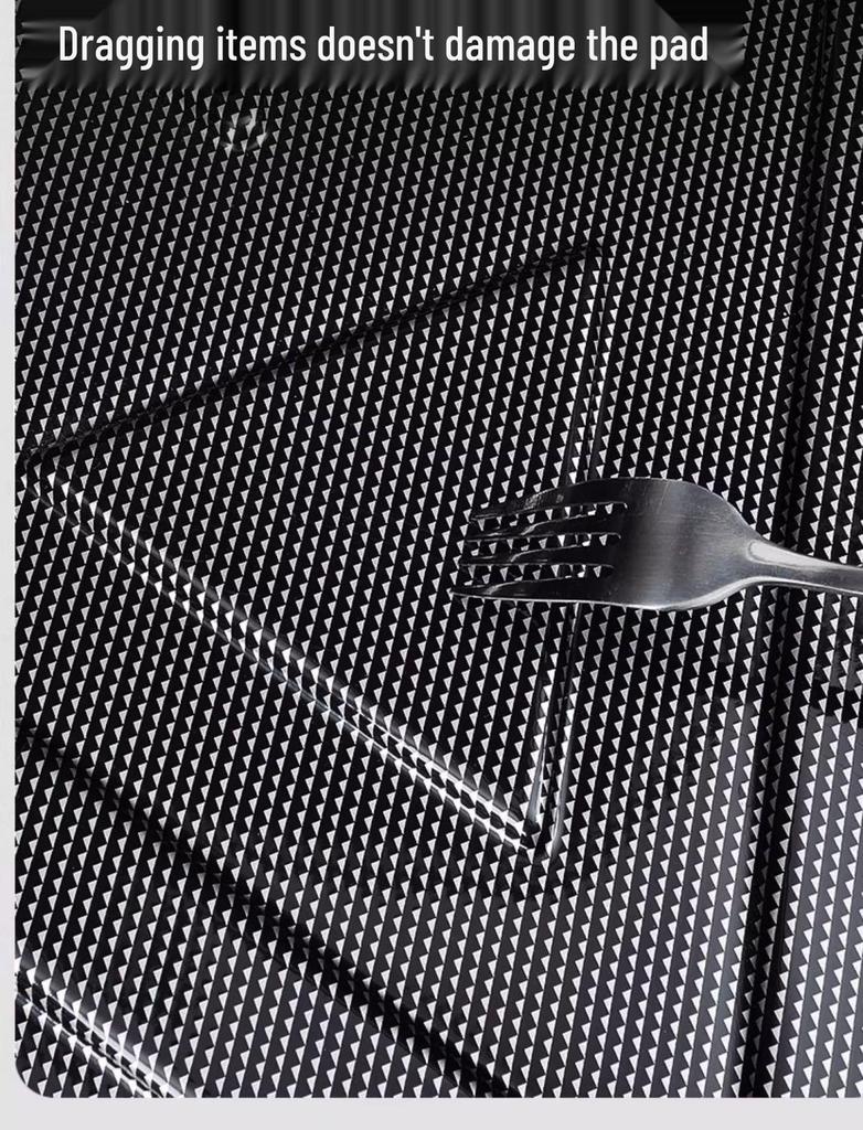 Cadillac XT6 Trunk Mat, Carbon Fiber Texture Interior Decor, Tail Box Mat