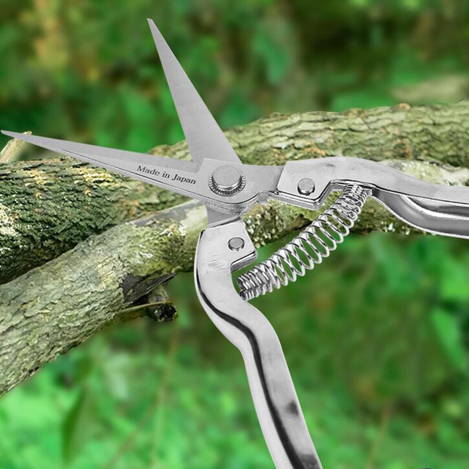 

Pruning Shear Professional Heavy Duty Plant Cutting Scissors Sharp Gardening Scissors for Garden Farm Yard Orchard Flowers срібний