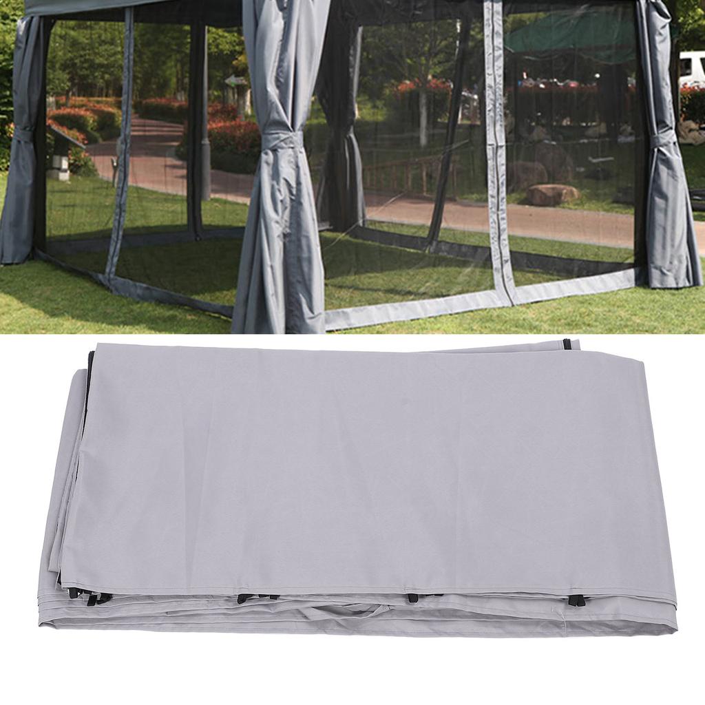 Replacement Canopy Sidewalls UV50+ Water Proof Hvy Duty Canopy Tent Sidewalls for Outdoor Garden Patio Gray
