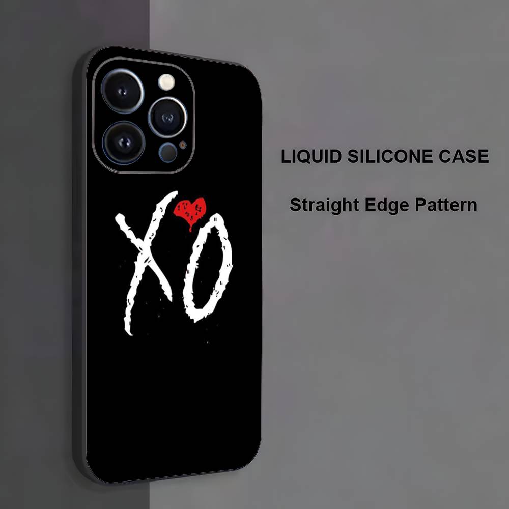 

The W-Weeknd XO Phone Case For iPhone 17,16,15,14,13,12,11 ,Pro Max,XS,X,XR,SE,Mini,8,7,Soft Silicone Black Cover iPhone17PRO