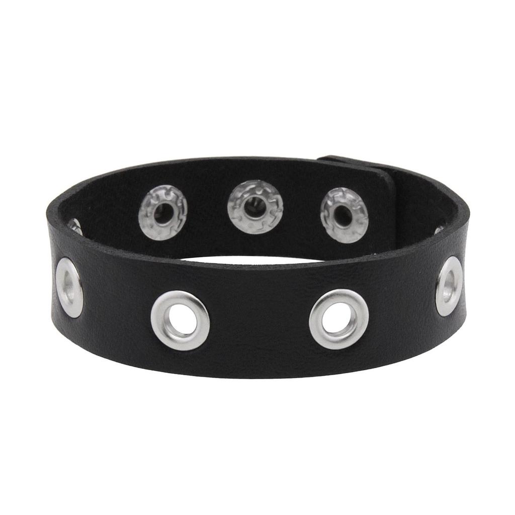 Comfortable Bracelet Punk Bracelet Stylish Statement Bracelet Fashionable Women Bracelet PU Texture for Everyday