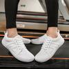 Male and Female Couples Wide Last Shoes Barefoot Flying Woven Mesh Breathable Non-slip Soft Sole Indoor Running Cycling Fitness Shoes