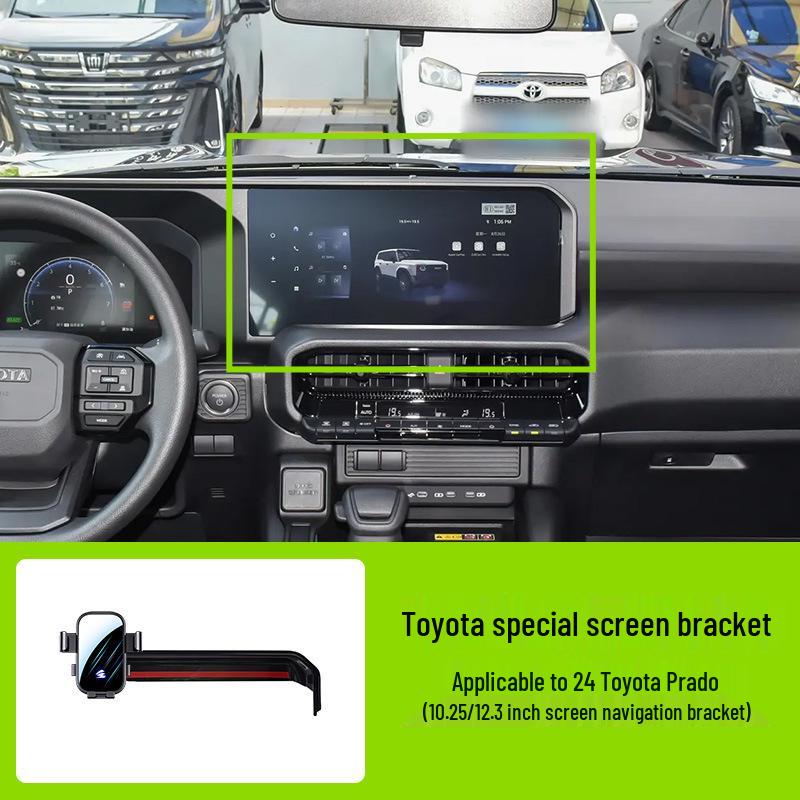 Toyota Auto-Bildschirm Handyhalter - Horizontale Stumme Spiegel-Navigationshalterung