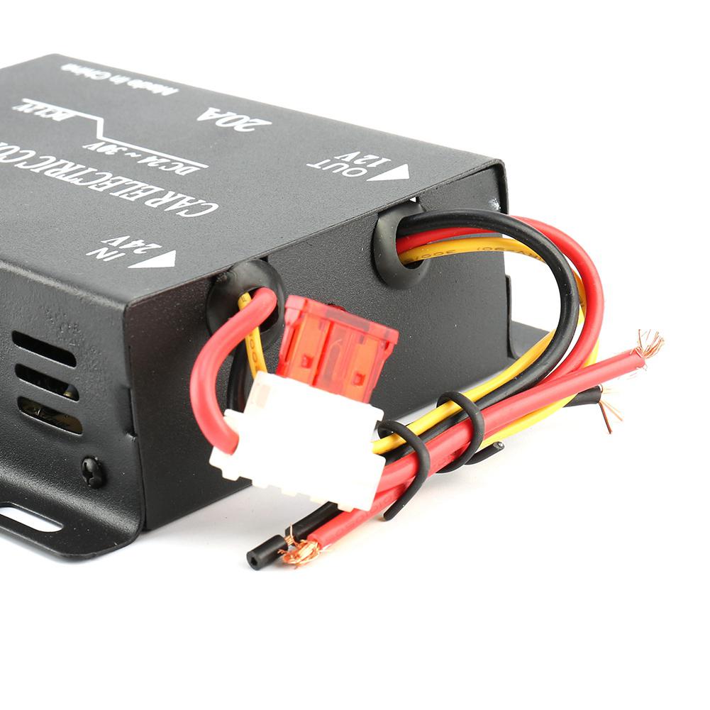 20A High Power Car Power Supply Converter Step Down Inverter 24V To 12V
