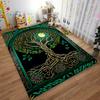 Moonlit Tree of Life Rug, Elegant Decor Design Suitable for use as an anti-slip game mat for living room and bedroom sofas