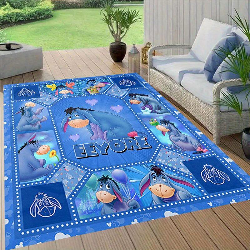 1 Stück Disney Cartoon-Figuren Muster Teppich Läufer Rutschfester Teppich Handwaschbar Fußmatte Geeignet für Wohnzimmer Schlafzimmer Heimdekoration