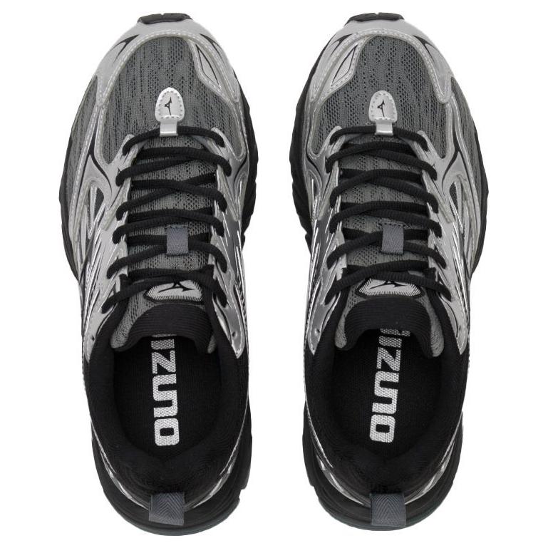 Mizuno Fiji V2 Retro Funktionell Langlebig Atmungsaktiv Stützend Low-Top Lässig Urbanes Pendeln Laufschuhe Unisex Sneaker Schwarz D1GH241504