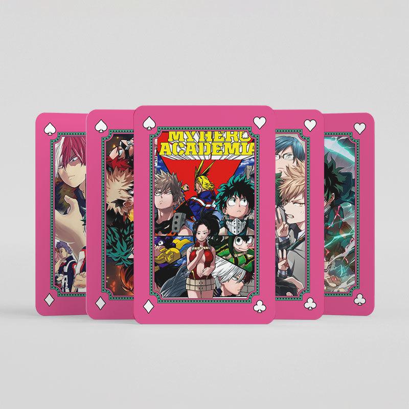 Jucărie Poker Anime My Hero Academia Cărți de Joc Bakugou Katsuki Todoroki So Cosplay Colectie Cartonată Cadou