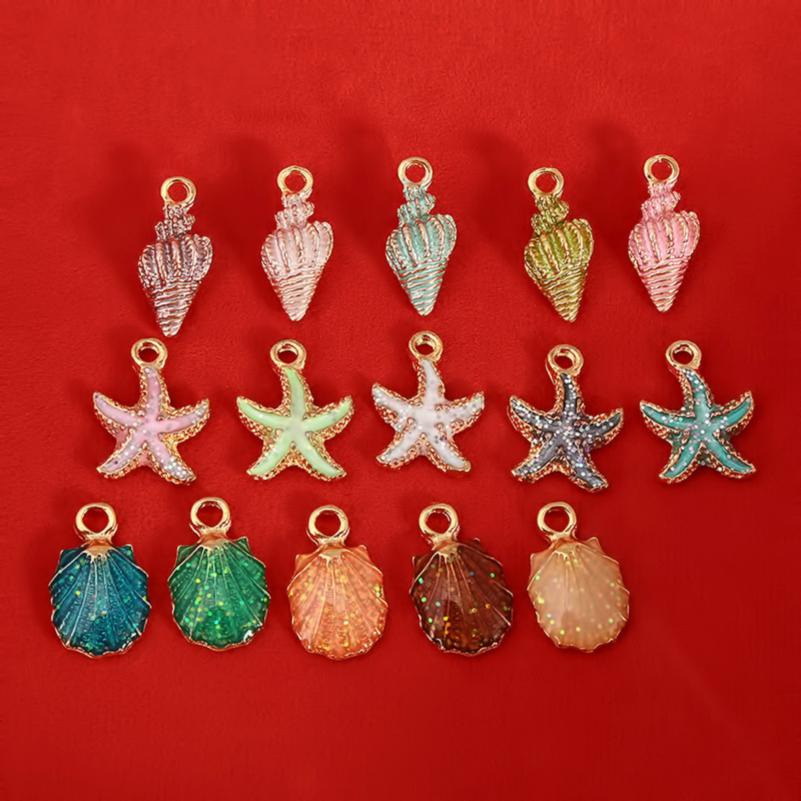 Buy A Set of Oil Conch Shell Starfish Jewelry Accessories at affordable ...