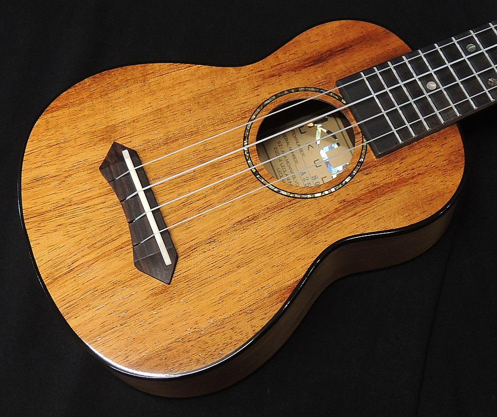 KUMU SQ34A Tuxedo-Serie Sopran Ukulele mit langem Hals, Koa, seidenmattes Finish, Holz, [Auslaufmodell]