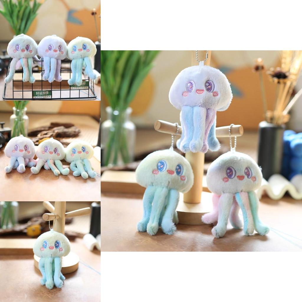 Adorable Plush Octopus Keychain Cute Soft Short Plush Toy Stuffed Animal