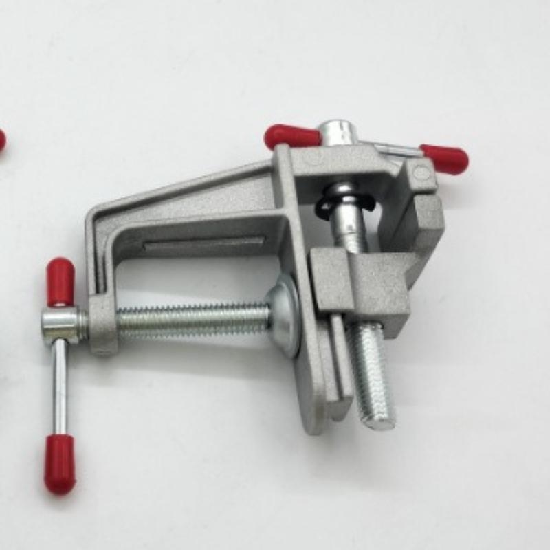 

for Small Crafts Woodworking And Metalworking-Mini Jewelry Table Clamp Aluminum Alloy DIY Fixed Tool темно-синього кольору