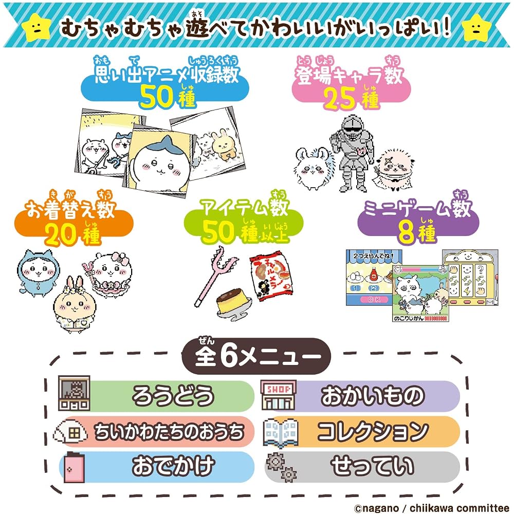 Chiikawa and Isshomuchakawa Pink DX Set for ages 6 and up