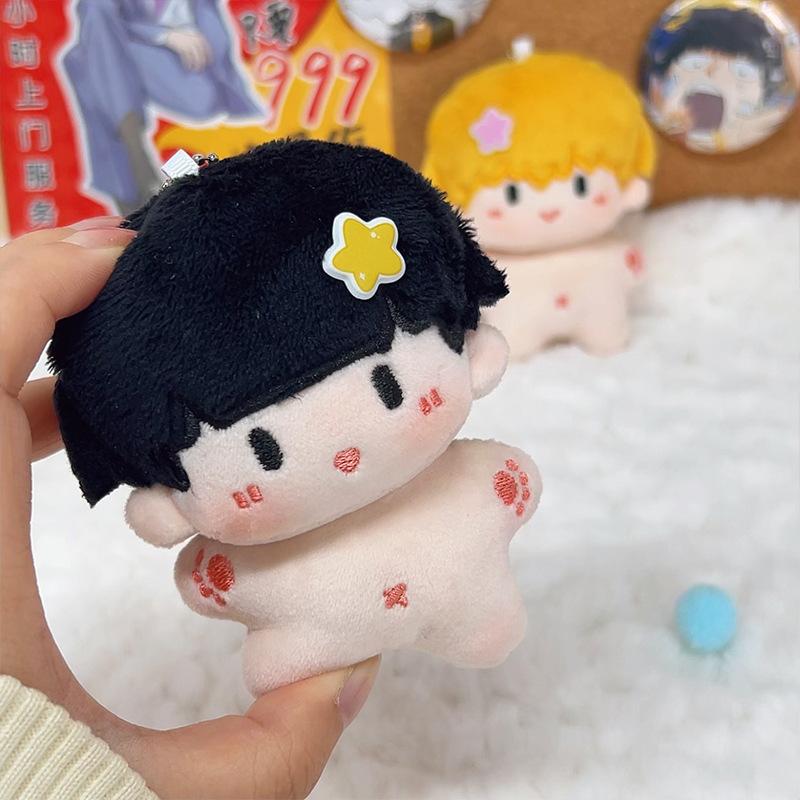 

Mob Psycho 100 Anime Kawaii Figures Q Edition Reigen Arataka Backpack Pendant Decoration Doll Model Toys Gift