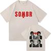 Sombr Du bist der Grund Tour 2026 T-Shirts Baumwolle Unisex Streetwear Oversized Locker T-Shirts Kleidung Vintage Sommer Frühling Oberteile