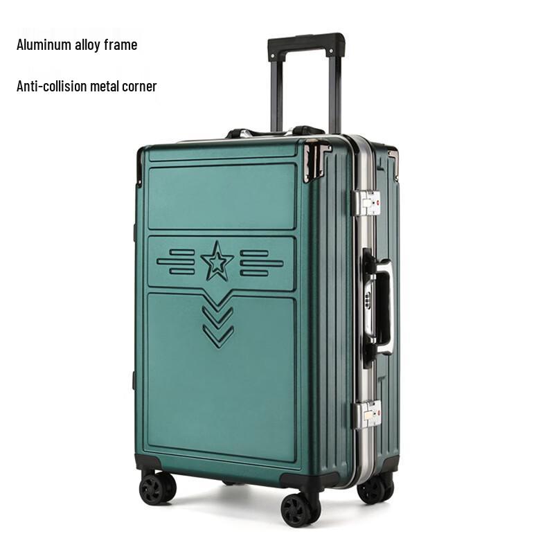 Tielan Military Style Spinner Luggage 22 inch