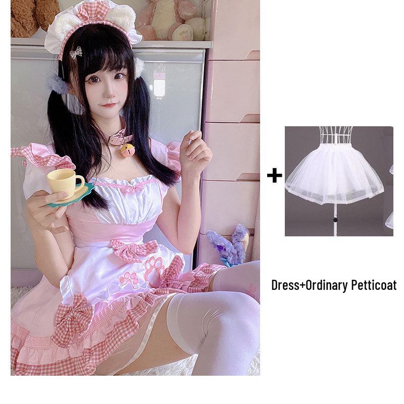 Sweet Kitten Anime Lolita Maid Cosplay Dress