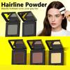 Pó para Linha do Cabelo 12g Sombra Impermeável para Linha do Cabelo Corretivo de Cabelo para Mulheres Homens Cobertura Natural Pó para Linha do Cabelo