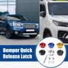 Aluminum Zinc Zinc Alloy Quick Release Fasteners 25mm Mini Size Push Button Lock Billet Hood Lock  Car Tuning