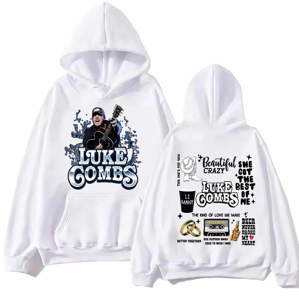 2026 Neuer Luke Combs Hoodie Harajuku Hip Hop Hohe Qualität Mode Beliebte Pullover Oberteile Sweatshirt