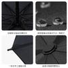 Manual Folding Umbrella Reinforced Windproof Male Parasol, Large Number of Sun Umbrellas