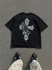 Oversized T-Shirt Graphic On the Back Cotton