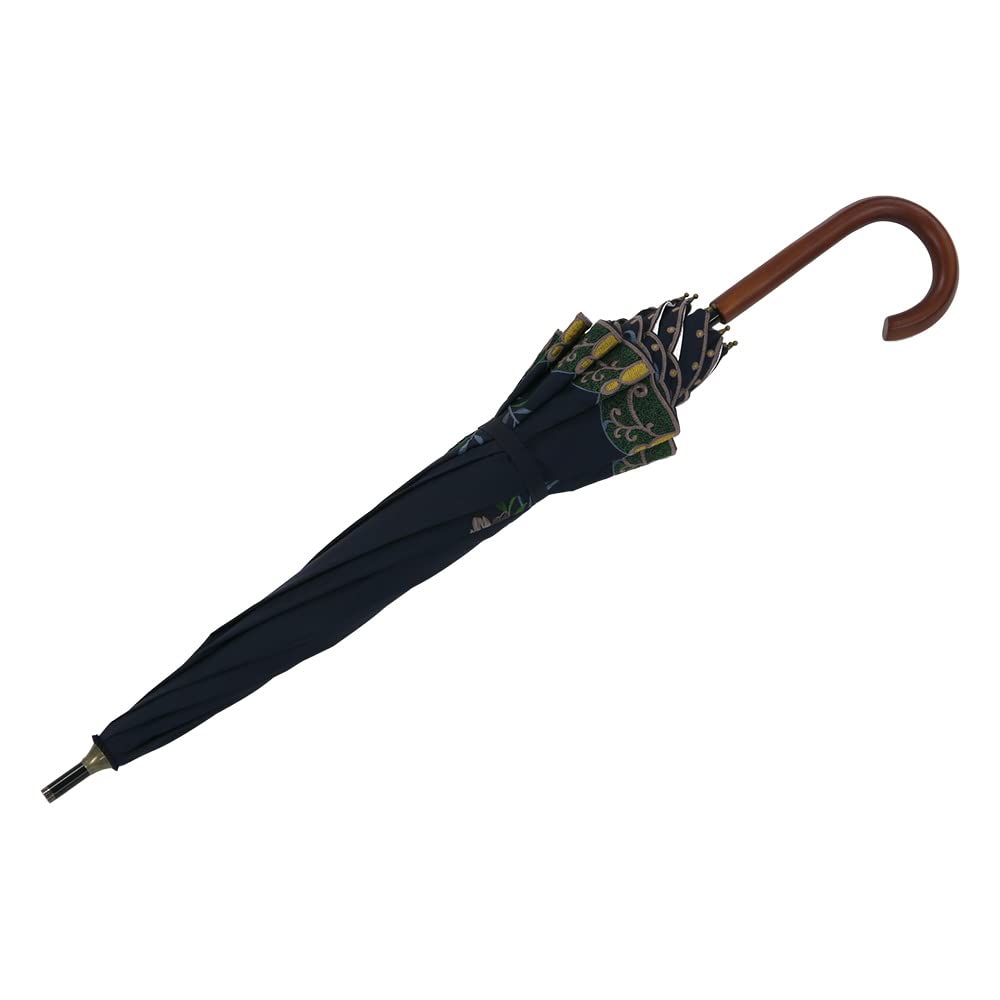 Short Complete Light Heat UV Frog Rain or Shine Special Double Layer and Parasol, Parasol, Blocking, Blocking, Protection, Feathers, Embroidery,