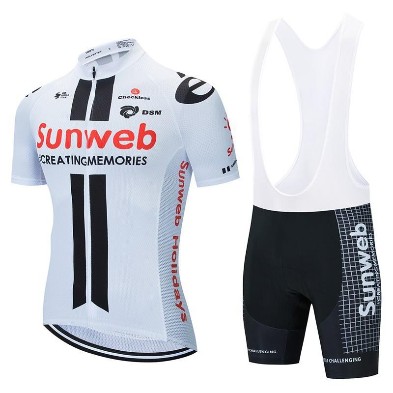 Men Women Cycling Jersey Set Short Sleeve Breathable Performance Kit Road Bike Riding