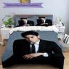 3pcs Cha Eun Woo Bedding Set Duvet Cover Closure Includes 1 Duvet Cover & 2 Pillowcases, Soft and Comfortable for All Seasons.