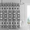 Decorazione casa tende da doccia bagno tessuto tenda impermeabile Soggiorno Moderno Nordico Moderno motivo geometrico semplice