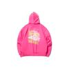 Li Ning X Shao Bu Ru Chuan Ležérní volná mikina s kapucí Unisex mikiny Horká růžová AWDR421-2
