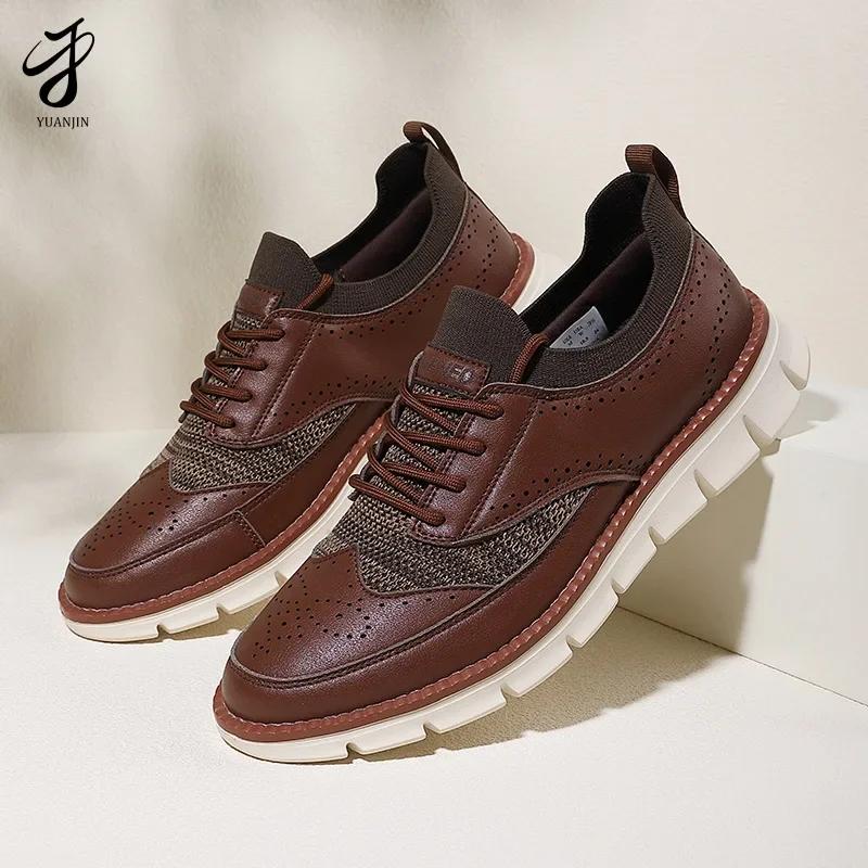Quality Mens Casual Shoes Fashion Men Loafers Retro Sale Comfortable Breathable Men Flats  Soft Sole Male Driving Shoes
