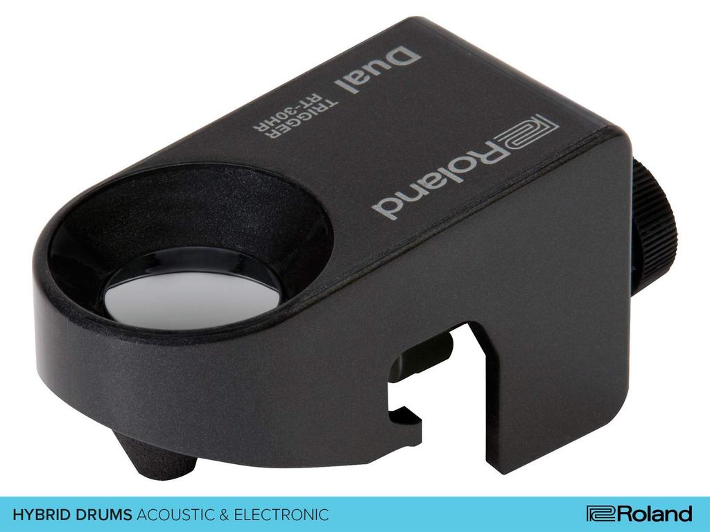 Roland Snare Drum Trigger Hybrid Easy Installation RT-30HR - Drum,