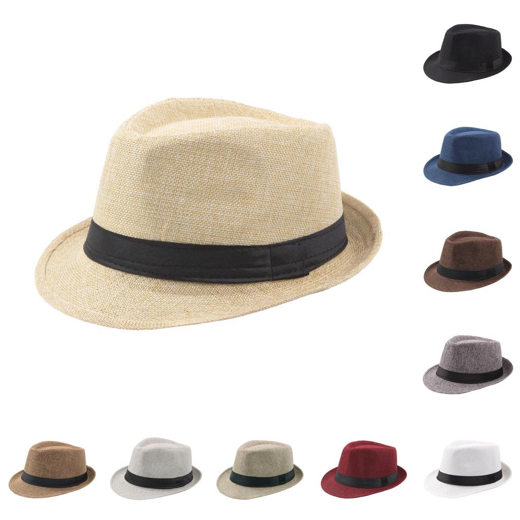 Premium Lightweight Cotton And Polyester Jazz Hat For Fashionable Sun Protection