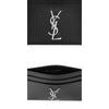 Saint Laurent 485631 0sx0e 1000 Cassandra Monogram Silver Card Holder