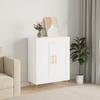 Vidaxl Cabinet, White, 69.5X34X90 Cm, Wood-Based Material