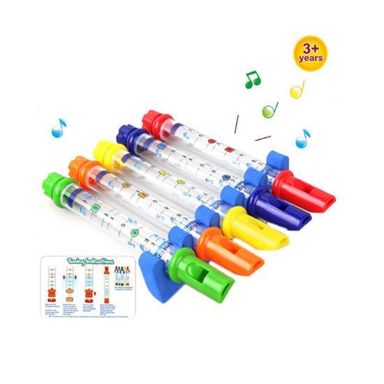 Water Flute Toy Kids Children Colorful Water Flutes Bath Tub Tunes Toys Fun Music Sounds Bathtub Shower Pool Bathroom Toy