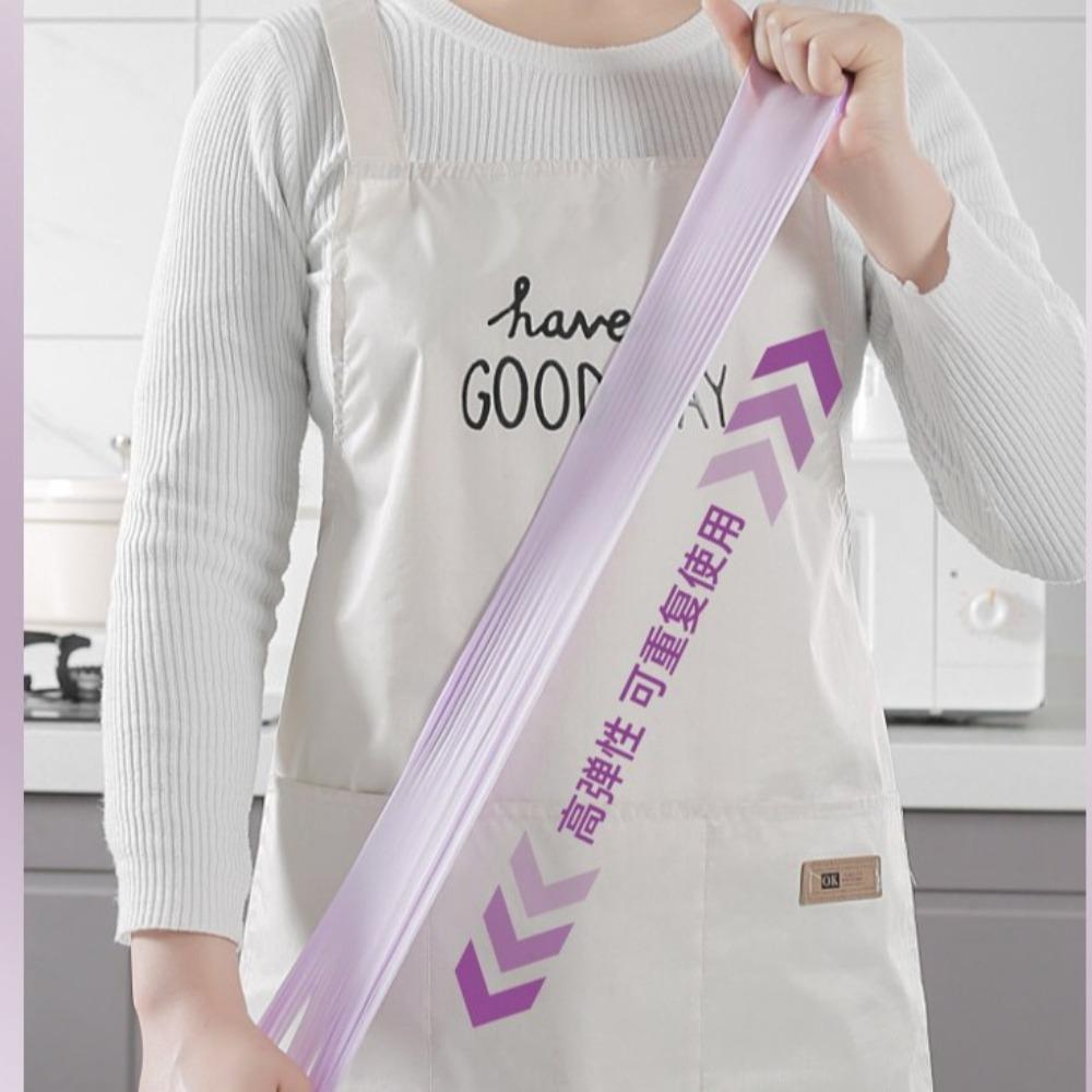 Purple Disposable Latex Gloves Oil-resistant Housework Cleaning Gloves